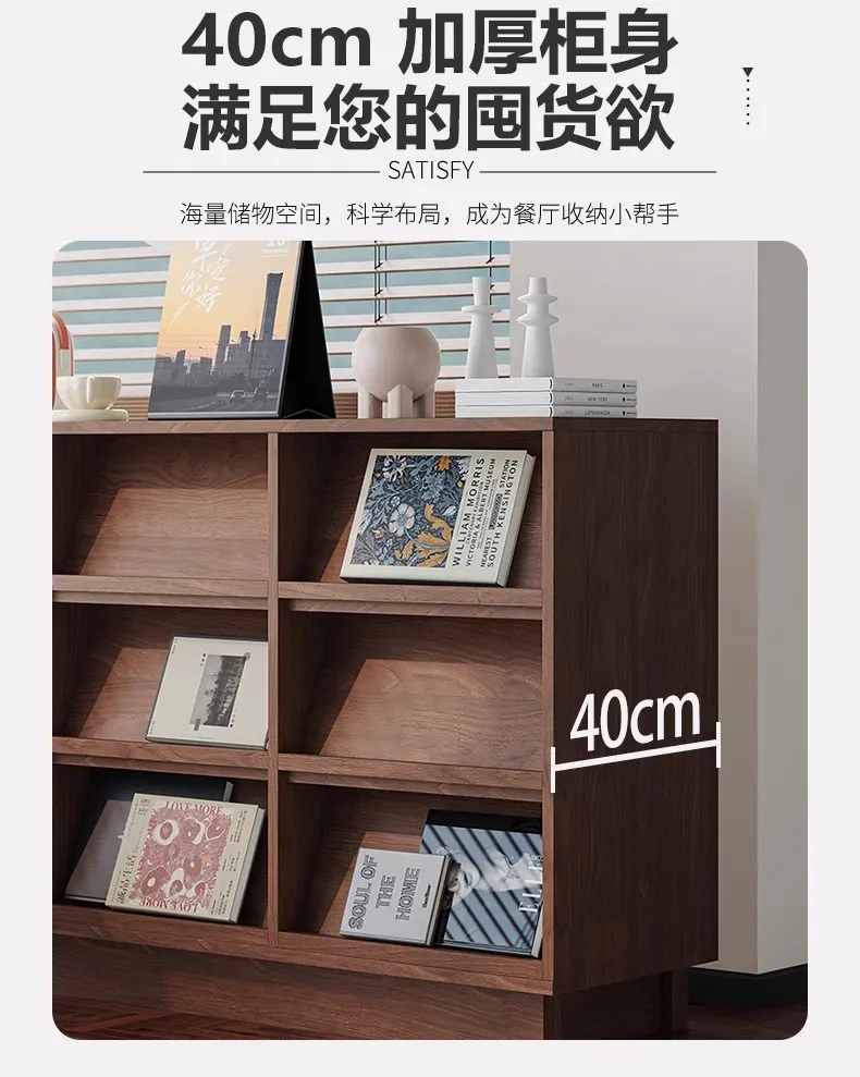 Solid wood chest living room locker bedroom wall locker creative bookcase home drawer cabinet simple storage cabinet