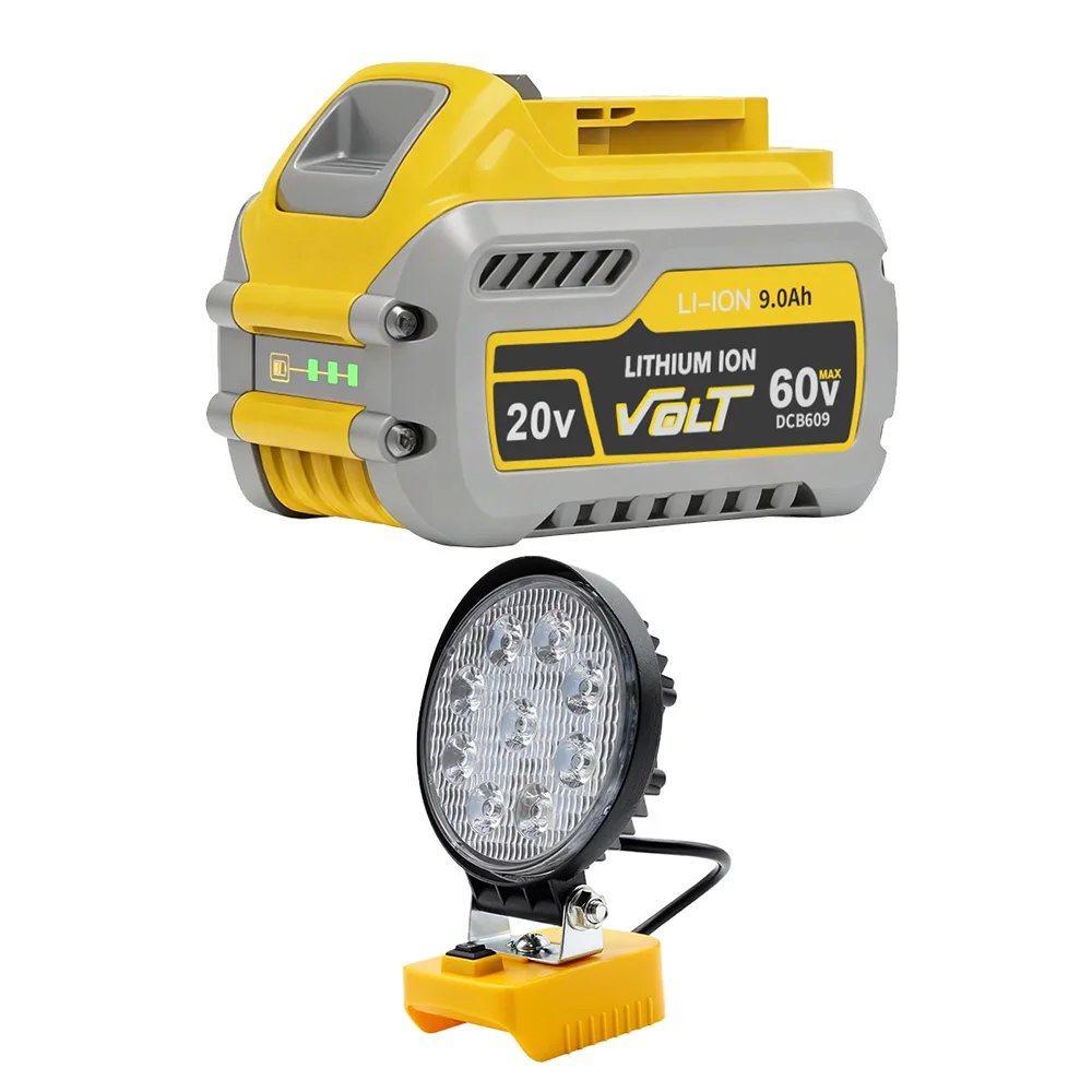 20V/60V 9000mAh voor DeWalt DCB609 accu MAX vervangende Li-ion accu voor DeWalt DCB609 DCB547-XJ DCB606 DCB201 gereedschapsaccu