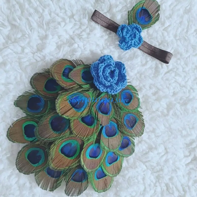 

G2TC Новорожденный фото реквизит павлин костюм детский комбинезон