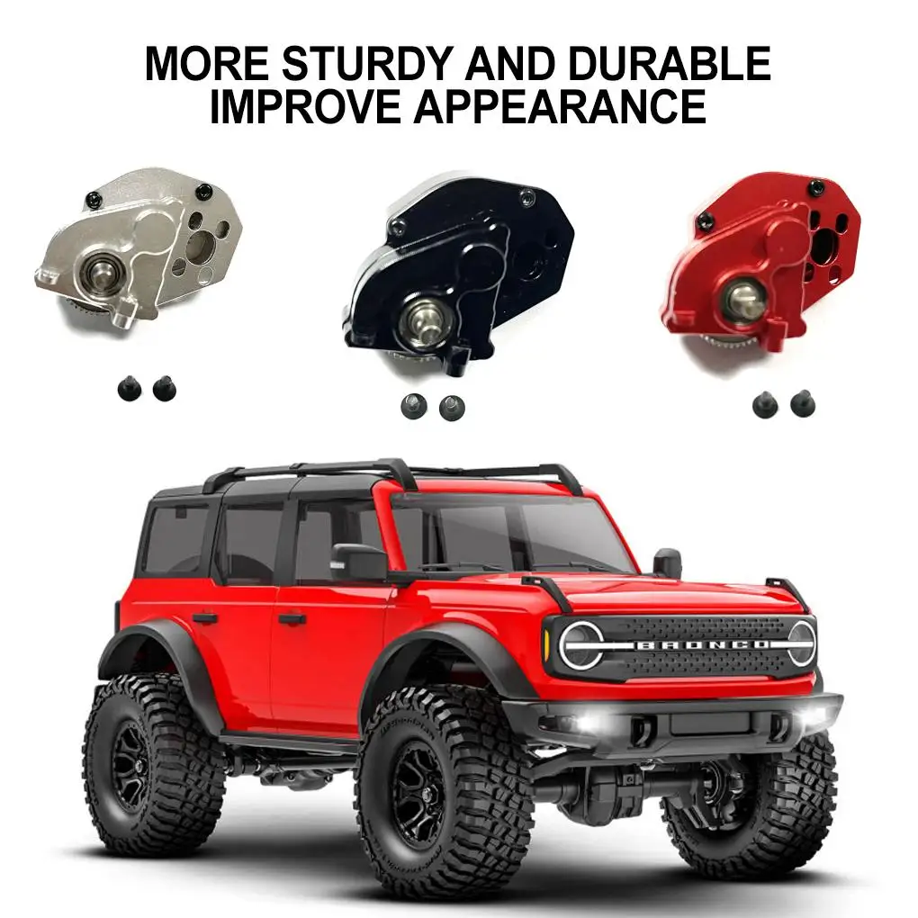 RCGOFOLLOW 1/24 Aluminum Alloy CNC-machined Reduction Gear Box Rc Reduction Gear Box For SCX24 RC Car Part