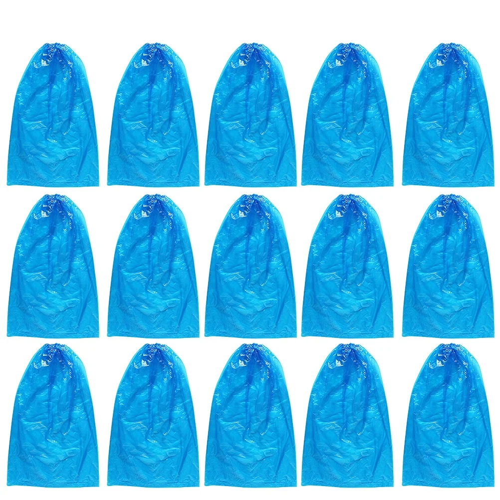 100Pcs Waterproof Disposable Shoe Cover Lengthen Thicken for Practical Use in Rainy Days and Mud