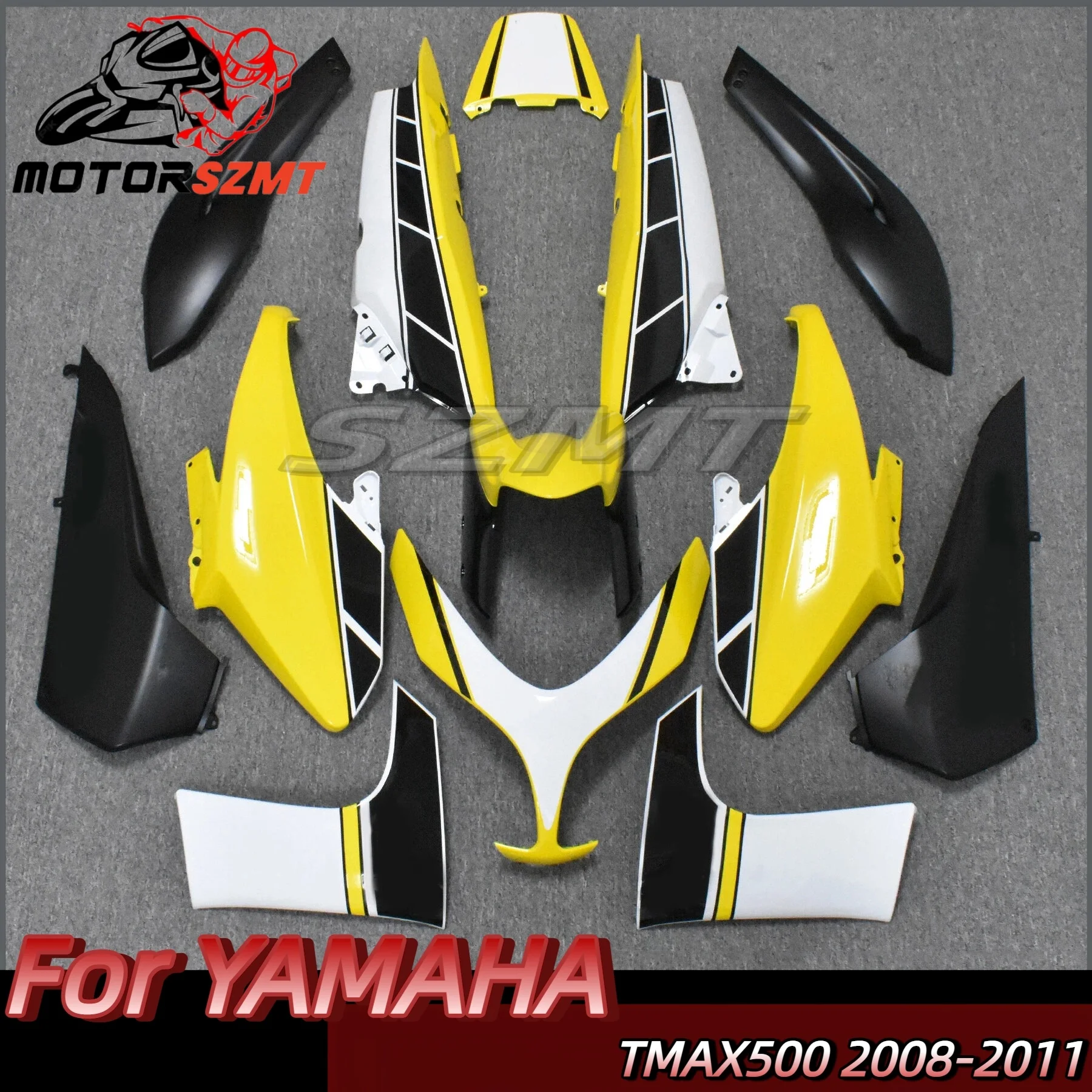 Motorcycle Fairing Kit Fit For YAMAHA TMAX500 2008 2009 2010 2011 Full Set Fairings Painted Bodywork New ABS Plastic