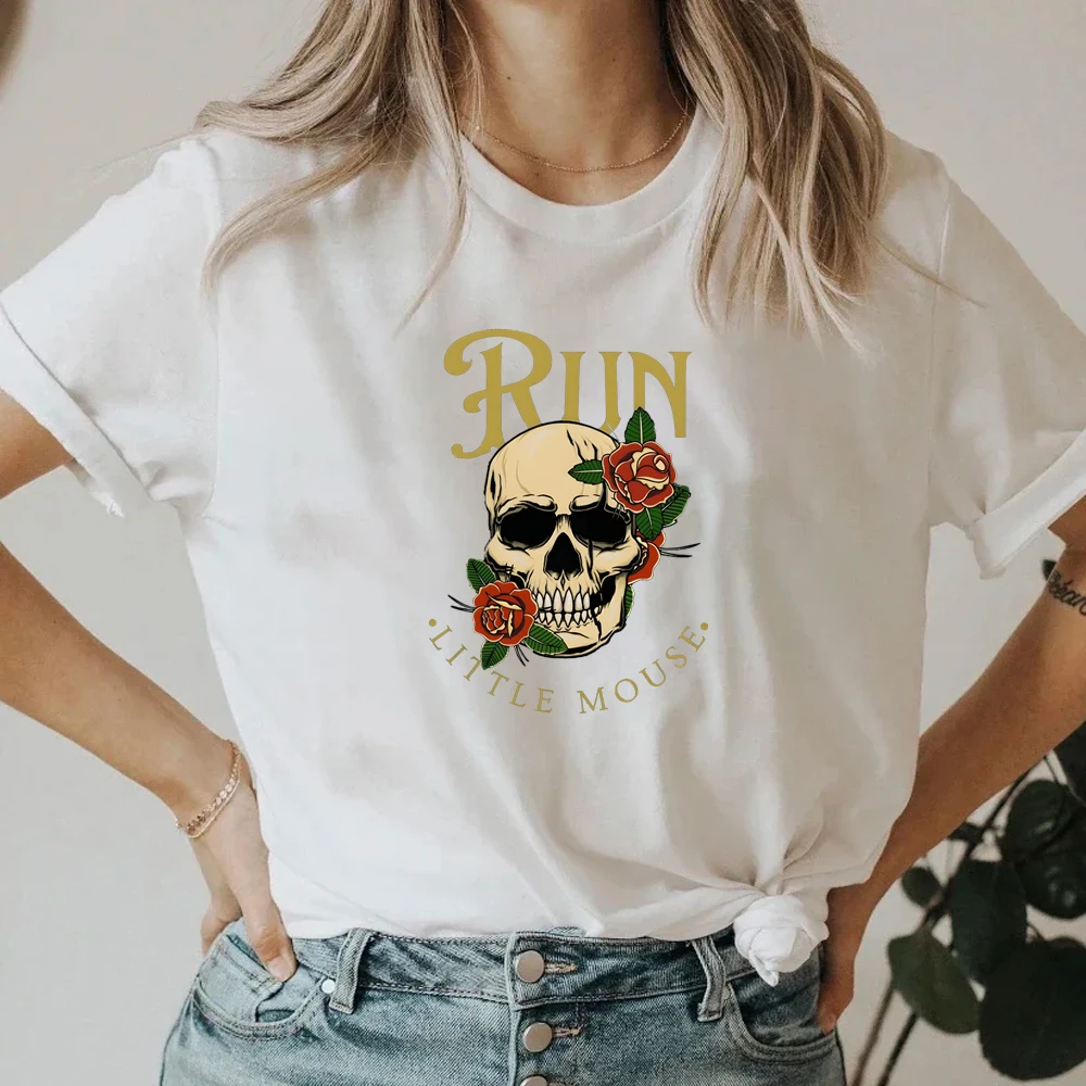 Run Little Mouse Harajuku print tee Dark Romance Reader Merch Bookish Booktok Smut Spicy book reader book club literature shirt