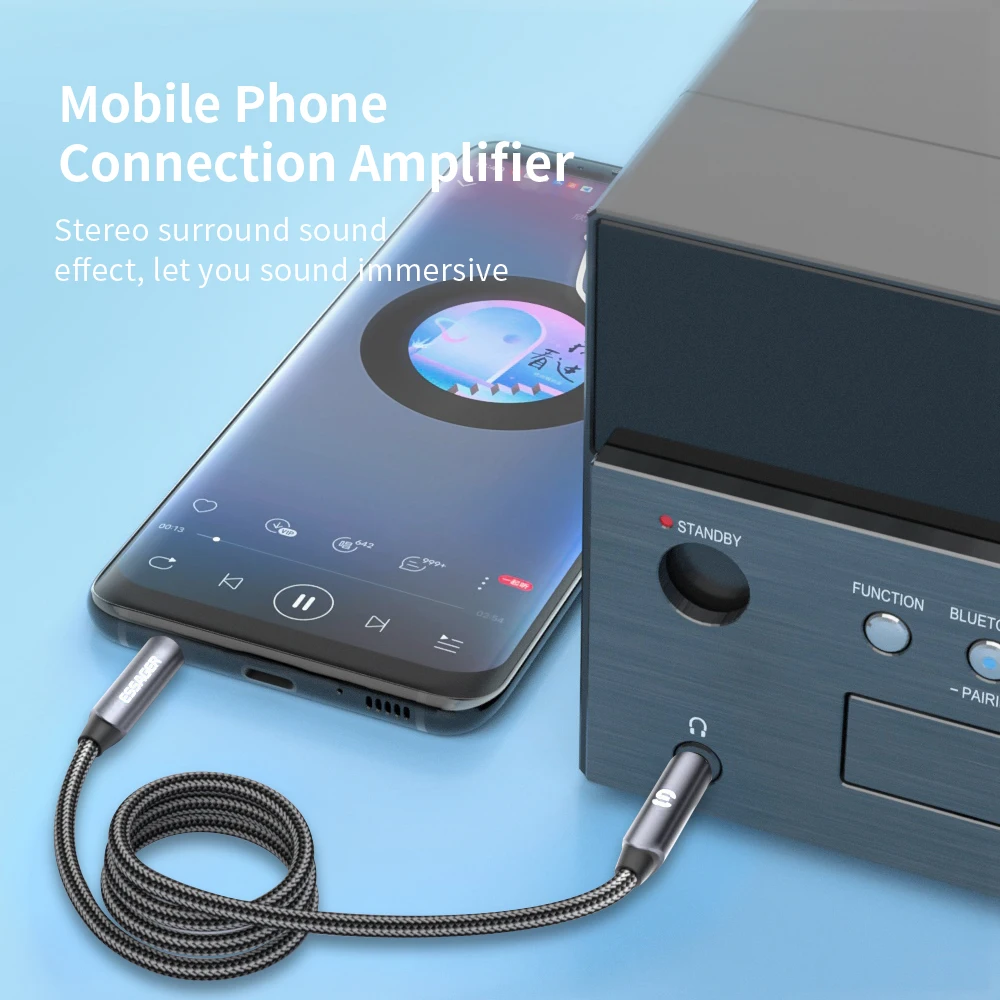 ESSAGER-Câble d'extension audi - Earphone Splitter Jack avis et prix