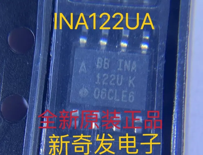 Amplificador de instrumentación INA122UA INA122 SOP8 INA122U original y genuino, chip