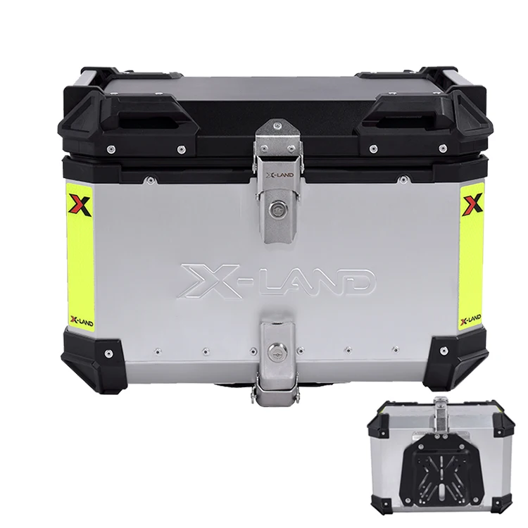 

Wholesale Motorcycle Accessories Aluminum Alloy Tailbox Motorcycle Trunk Box 35L