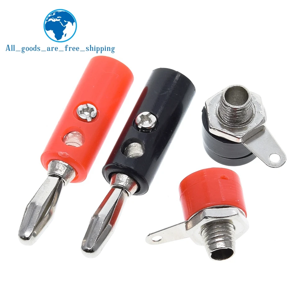 ばななページ TZT 1/5set Male And Female J072 4mm Banana Plug Male And Female To