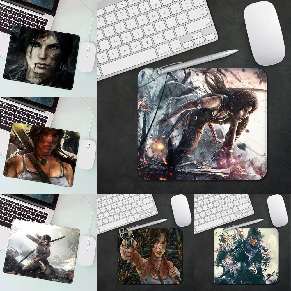 T-Tomb R-Raider Gaming Mouse Pad XS Small Mousepad For PC Gamer Desktop Decoration Office Mouse Mat Deskmat Rug