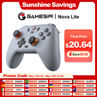 PC Wireless Controller Gamesir Nova lite for Android PC Steam Switch iOS Gaming Bluetooth 2.4g Gamepad with Hall Effect Joystick