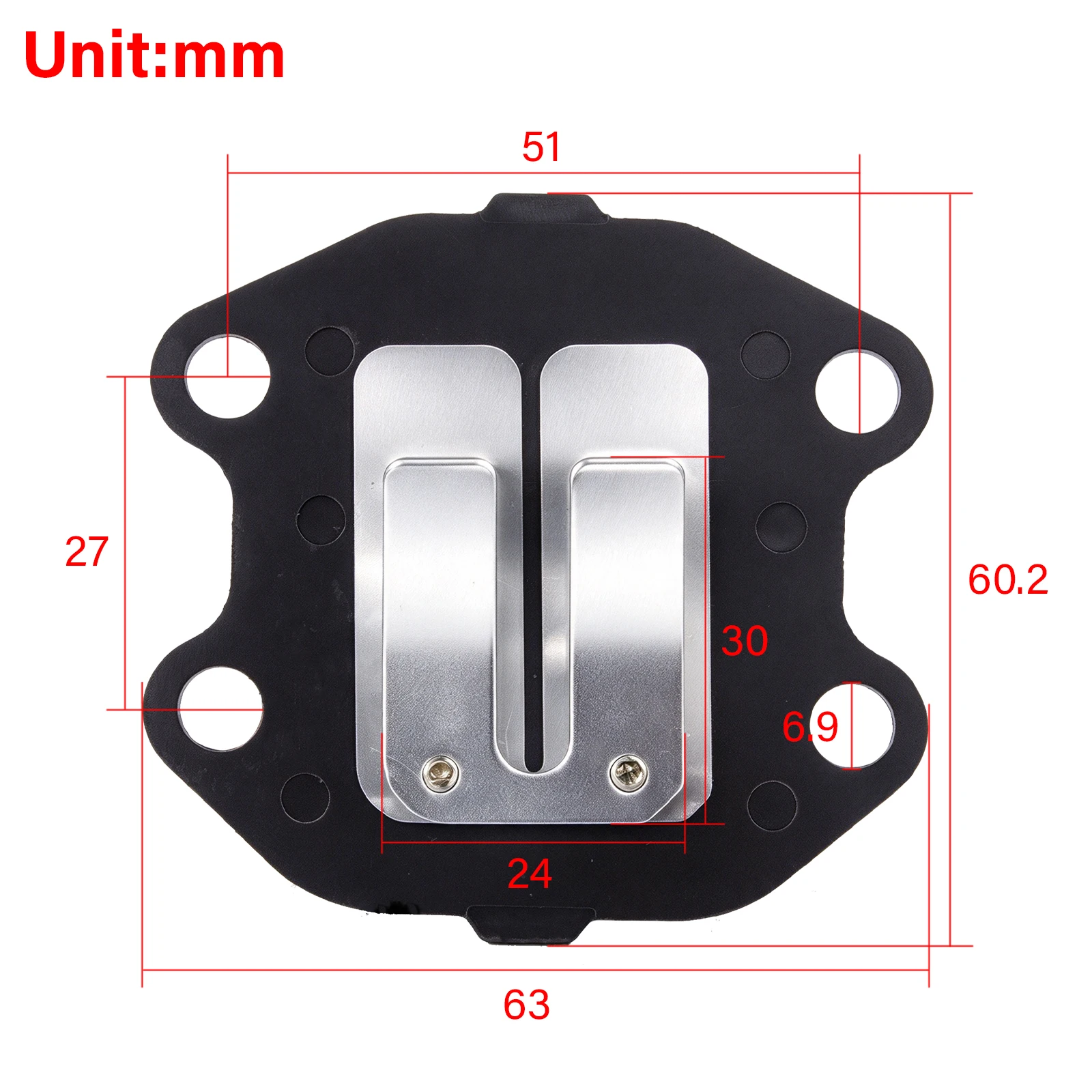 Motorcycle Reed Valve Block Assembly  Valves Moto Parts for Yamaha PW50 PW 50  QT50 CJ50 Two-Stroke Moped Scooter