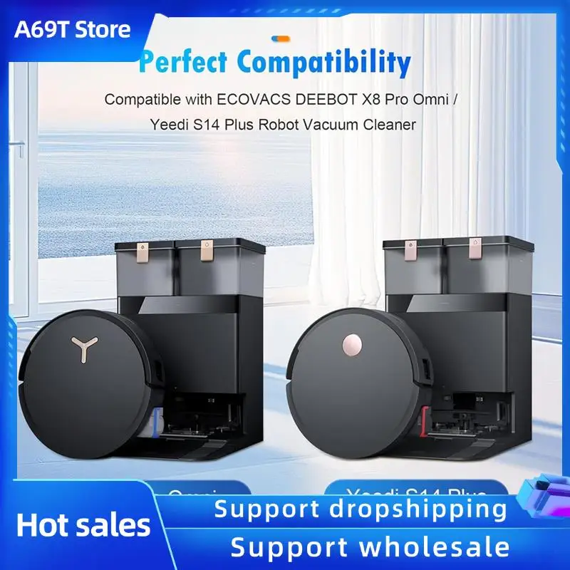 

Комплект из 20 аксессуаров A69T, совместимый с роботом-пылесосом ECOVACS DEEBOT X8 Pro Omnii/Yeedi S14 Plus