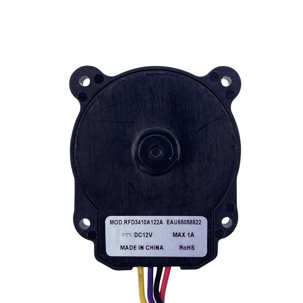 Black Refrigerator Fan Assembly Efficient Refrigerator Fan Motor Optimal Air Circulation Easy Installation For LG EAU65058522
