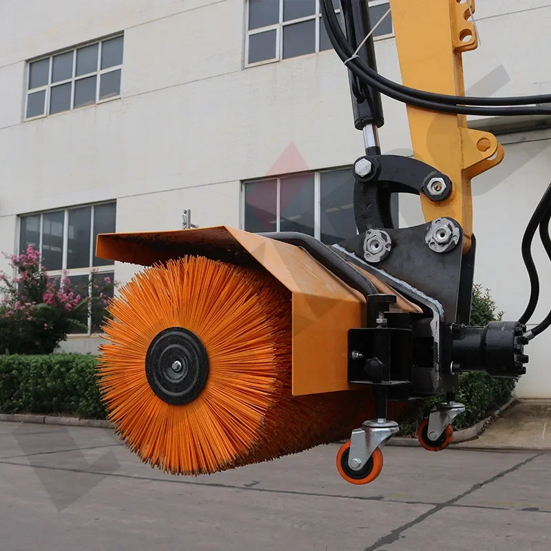 Multi-function Gasoline Snow Sweeper Mini Excavator Snow Plow