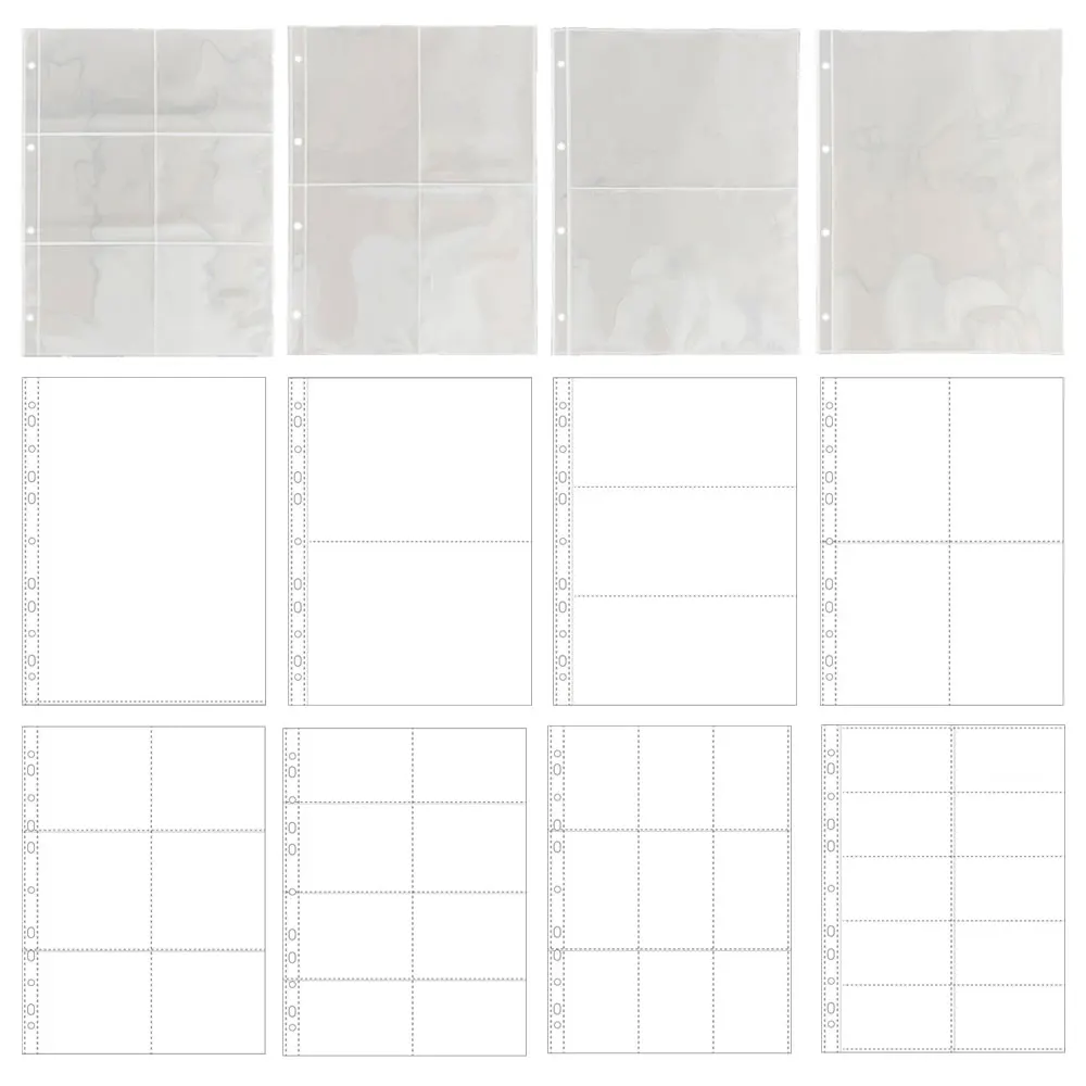A4 Transparenter Albumordner, Fotokartenhalter, Ins-Buch für Fotokarten, Stempel-Organizer, Schüler, Schule, Schreibwaren, Geburtstagsgeschenke