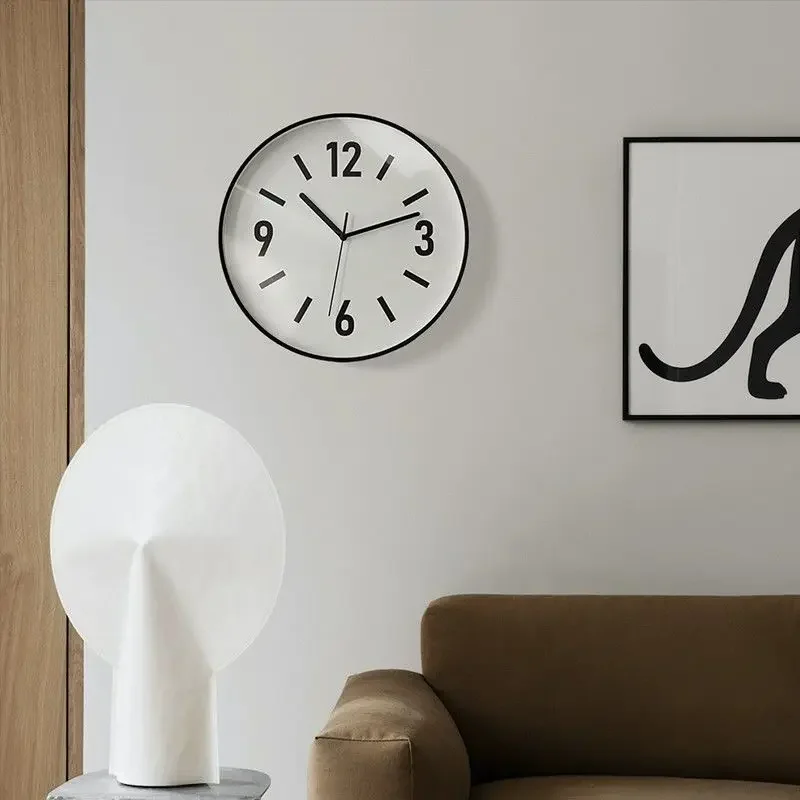 Art Wall Clock Modern Minimalist Home Clock Decoration Living Room Dining Room Sweeping Second Silent Minimalist Clock