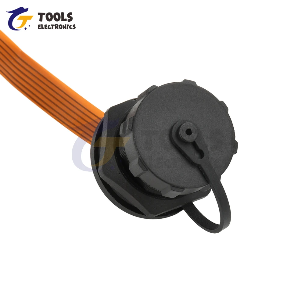 Waterproof Connector TF SIM Card Threaded Back Mount Female Solder Socket FPC Connector Waterproof IP67