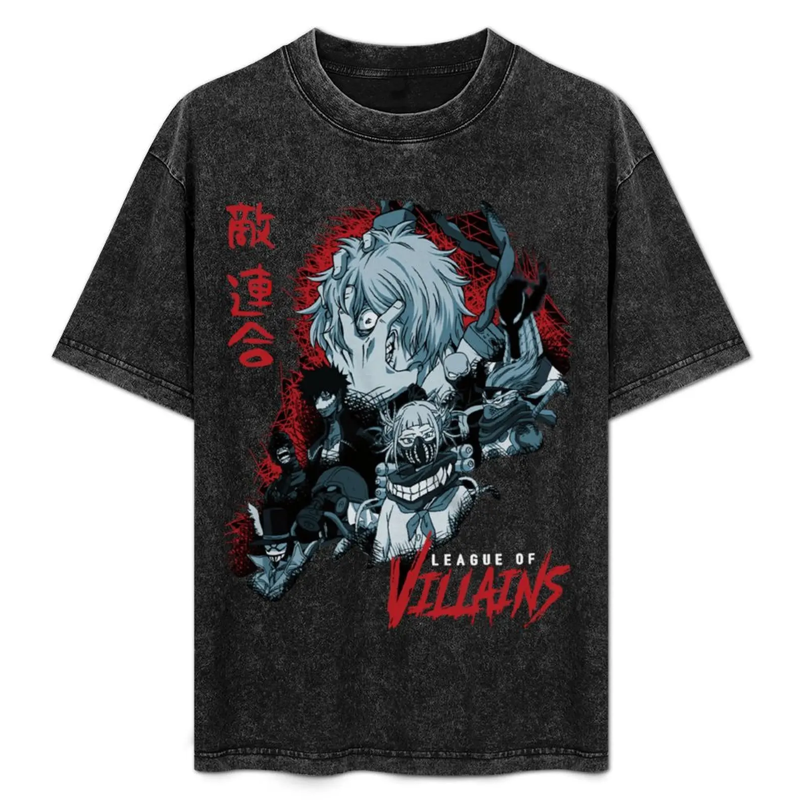 Style-My-Hero-Academia-League-of-Villains-Main-Villains- T-Shirt vintage t shirts anime stuff funny t shirts men