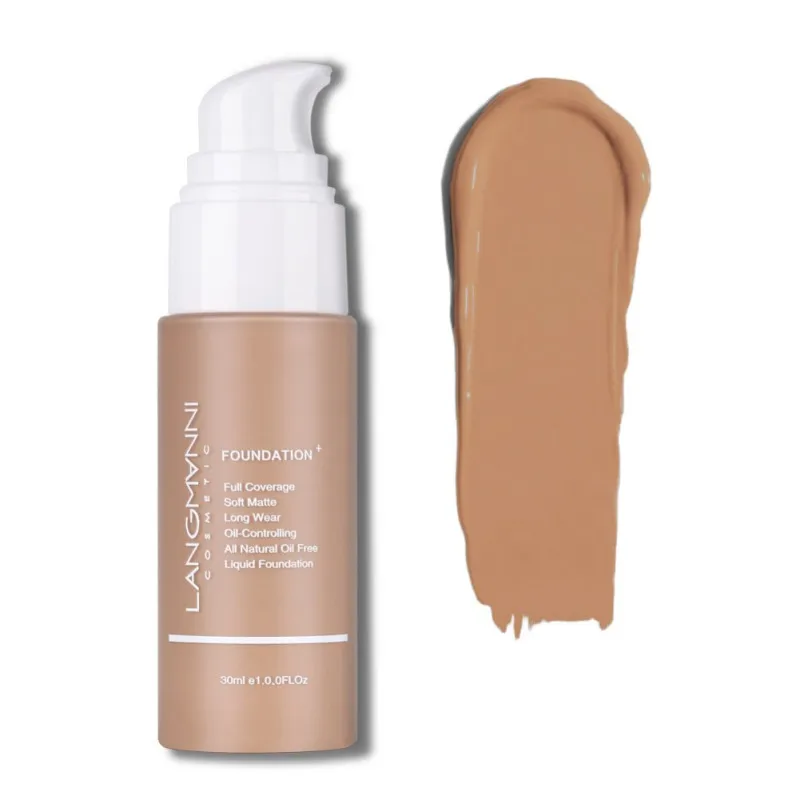 30ml Waterproof Liquid Foundation Face Makeup Moisturizing Cover Freckles Acne Scars Blemishes Even Skin Color Maquiagem Smooth