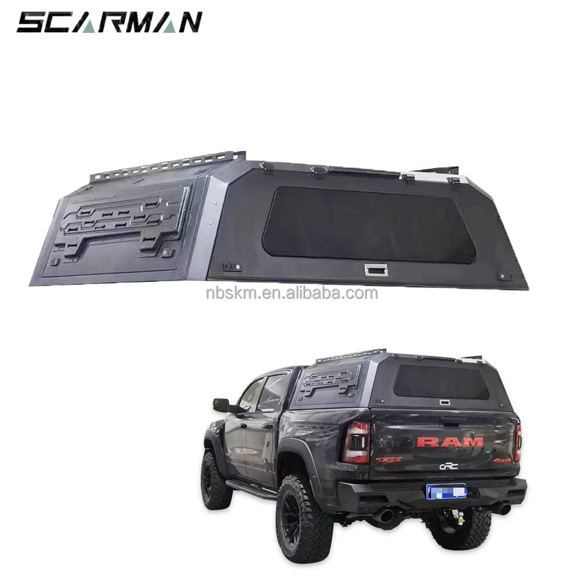 

KQX Manganese Steel Aluminum Alloy High-cover Tailgate Truck Canopy Canopy Pickup for Dodge RAM 1500 Longhorn Modification Parts