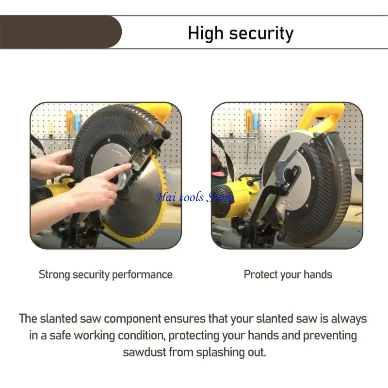 

X37E Multipurpose Miters Chainsaw Accessories Angled Guard With Enhancing Safety Features ABS Built
