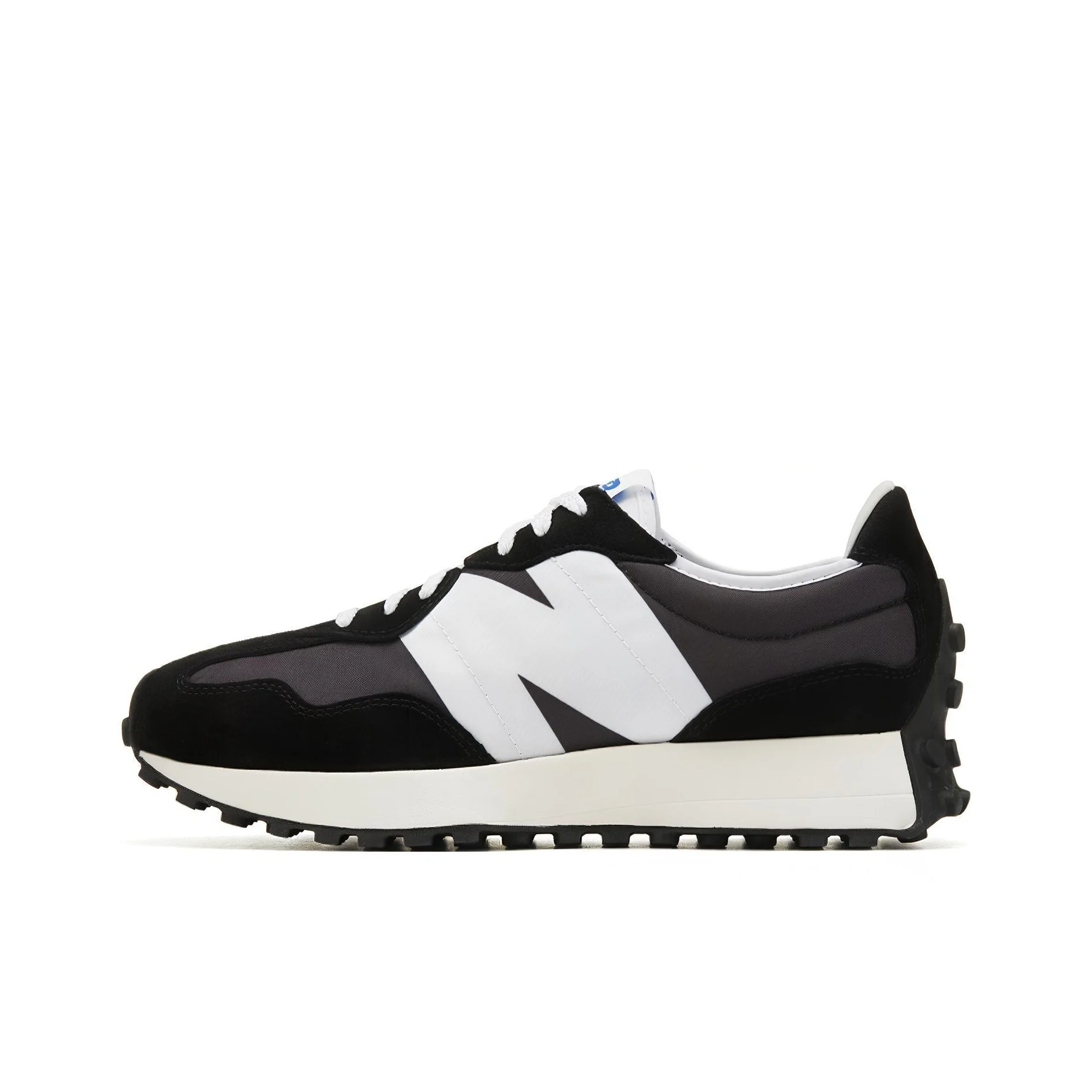 New Balance NB 327 Abrasion Resistant Breathable Low top Casual City Commuting Running Shoes Unisex Black White MS327LB1
