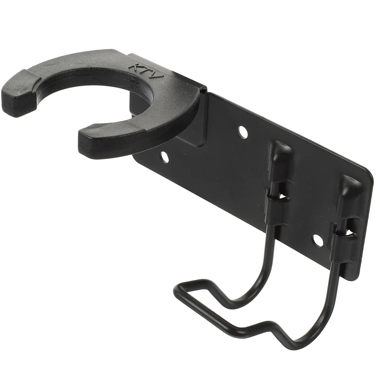 

Microphone Hanging Racks Wall-mounted Dual Black Stand Accessories Hook Hanger DJ Home Storage Practical Use Save Space