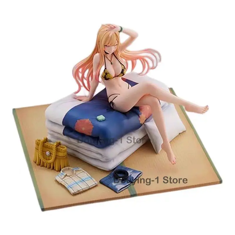 

In Stock Original ANIPLEX My Dress-Up Darling Marin Kitagawa Swimsuit Ver. Scene Figure Anime Collection Model Gift
