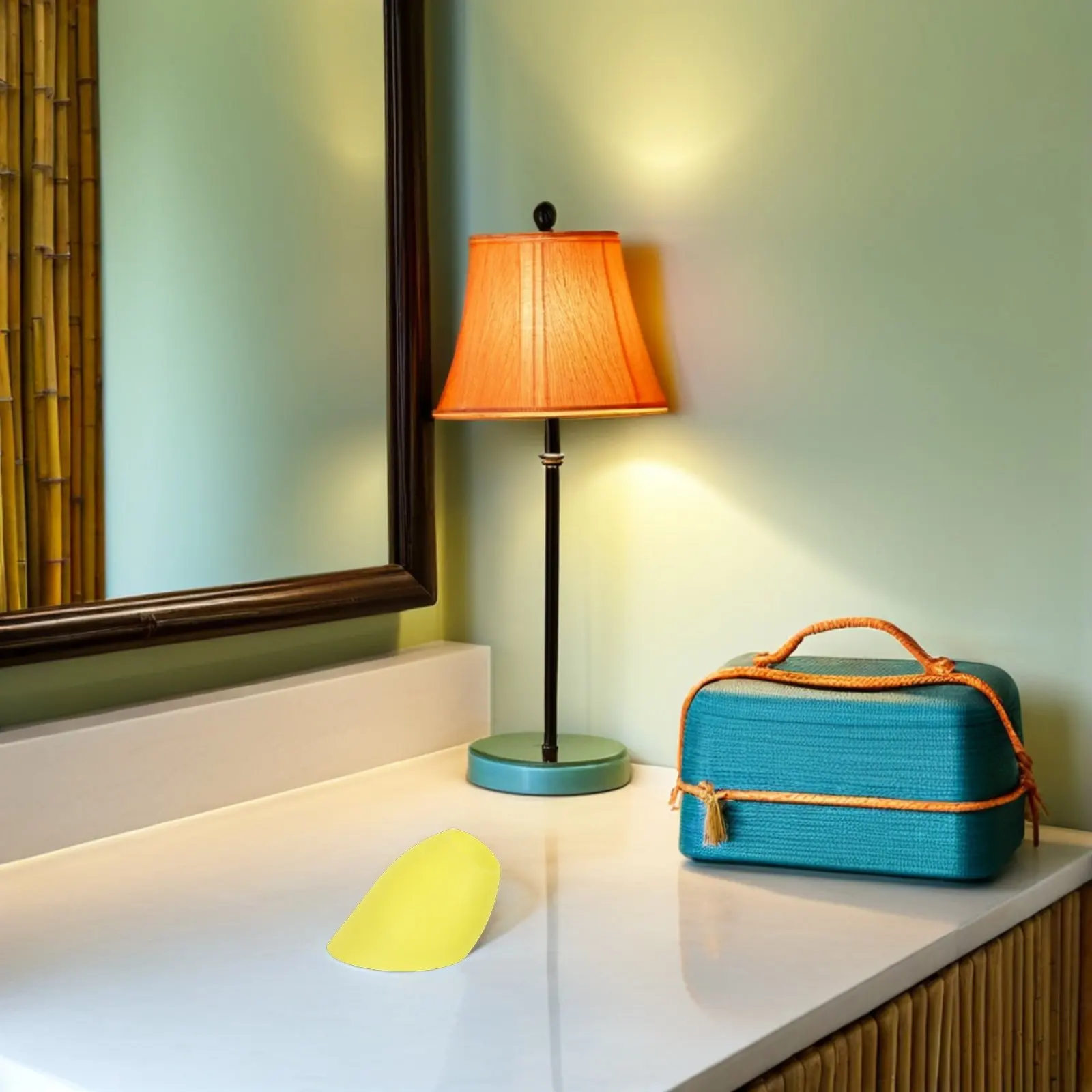 2Pcs Horseshoe Lamp Shade Plastic Replacement Inclined Lampshade for Multi Head Floor Table Pendant Light Yellow Camping Light