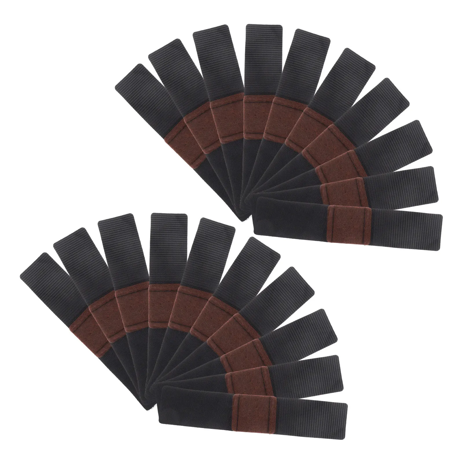 20Pcs Felt Chair Leg Floor Protectors Wrap Around Elastic Band Non Slip Furniture Pads for Hardwood Tile Laminate Floors