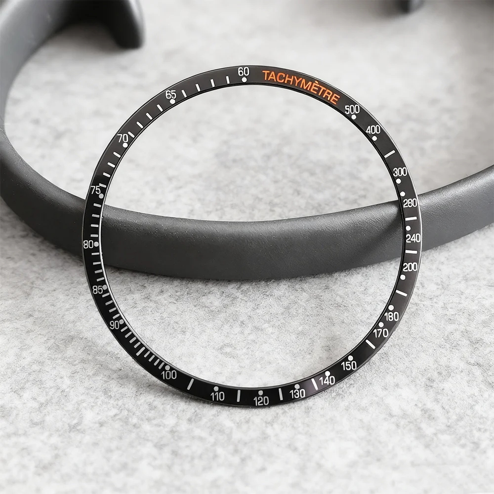 Bezel VK63 38.5*34mm Bezel Aluminium Datar Pengganti Aksesoris Jam Tangan Untuk Casing VK63 Aksesoris Bezel Suku Cadang