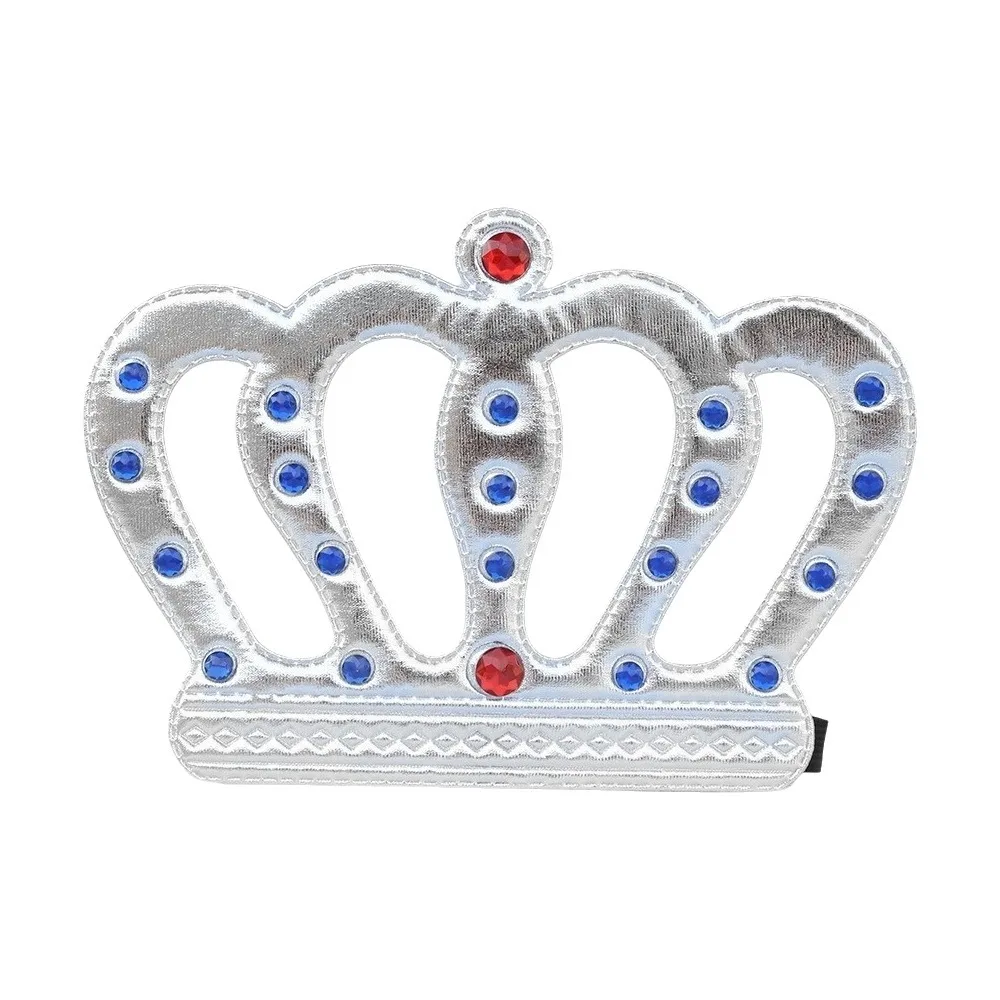 Rhinestone Cosplay King Headband Role-Playing Dress Up Prince Crown Costume Performance Festival Headdress Happy Birthday