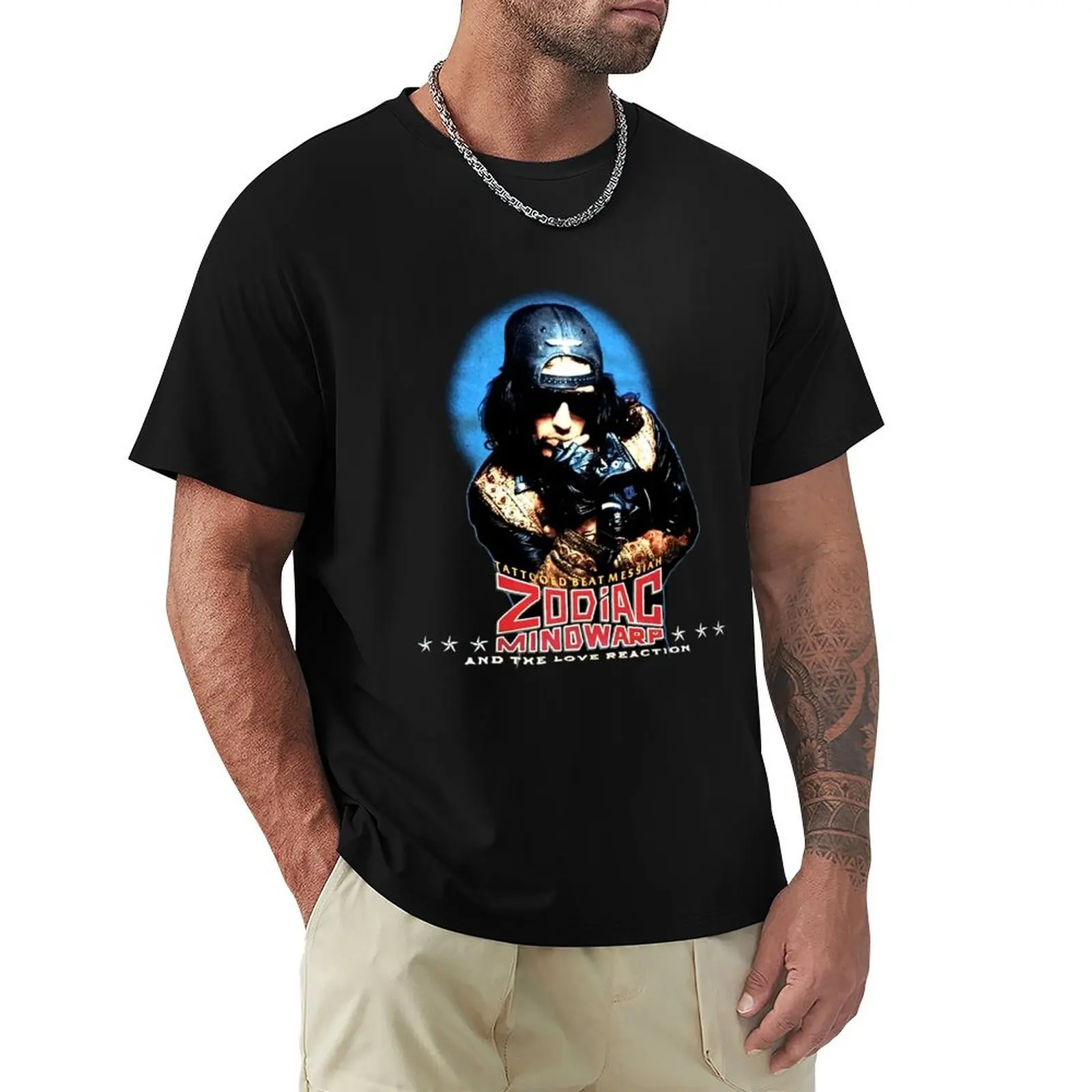 Zodiac Mindwarp And The Love Reaction T-Shirt t shirts for man pack cotton T-Shirt