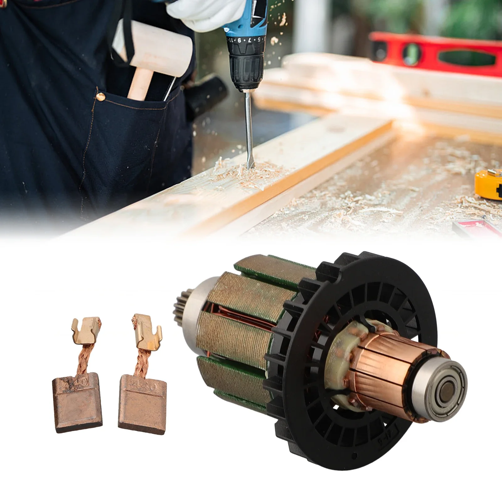 

Улучшите производительность вашего производства DDF482 и DHP482 с якорем 619380 9 и угольной щеткой 194427 5 CB 440