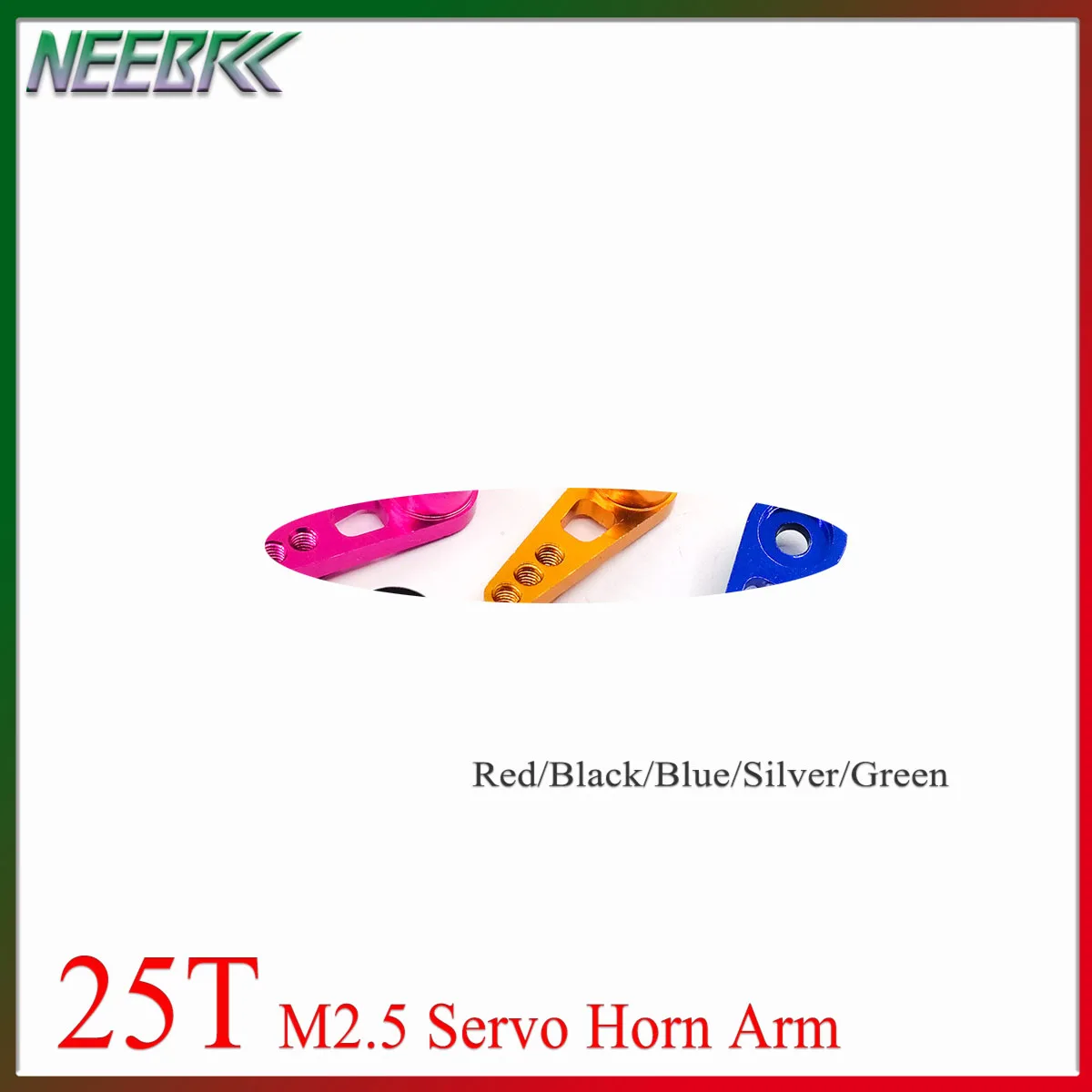 25T M2.5 Servo Horn Arm Upgrade Metal Aluminium for RC Drift Car Boat Robot Model Accessories Wltoys 12428 MN78 MN82 MN168 WPL