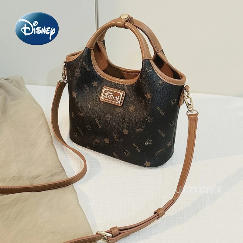 Torebka damska Disney Stitch, luksusowa marka, modna, z motywem kreskówkowym, wysokiej jakości, drukowana, mini, codzienna torebka damska na ramię.