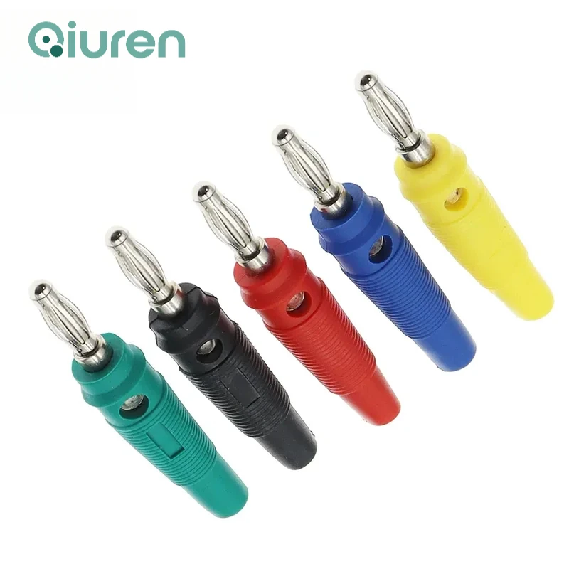 5PCS 4MM Banana Plug Audio Speaker Connectors Amplifier Binding Post 4mm Jack For Cable Terminals