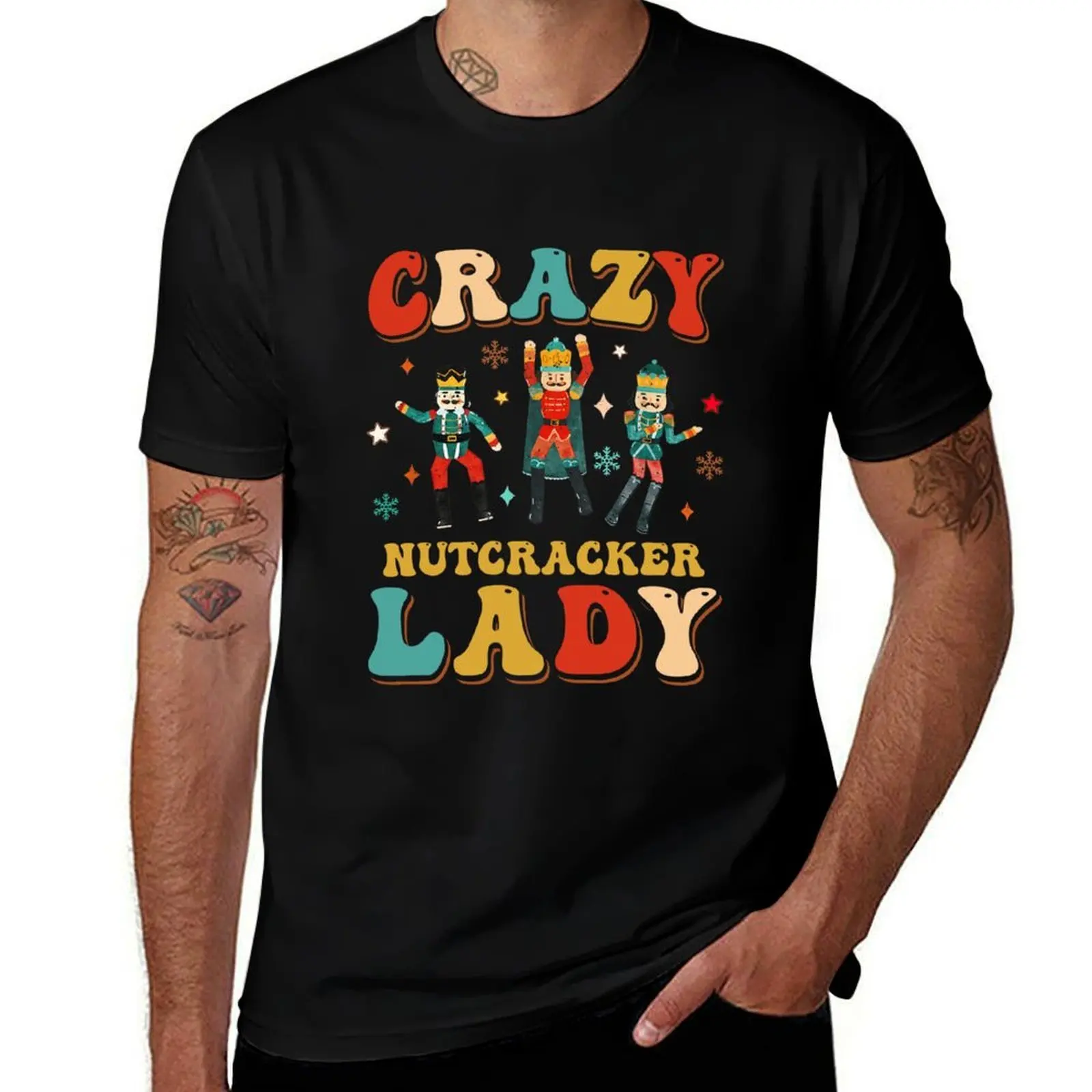 

T-Shirt shirts Nutcracker shirt Nutcracker Crazy man Christmas dark 100% t humor t cotton Holiday shirt Lady t men funny summer