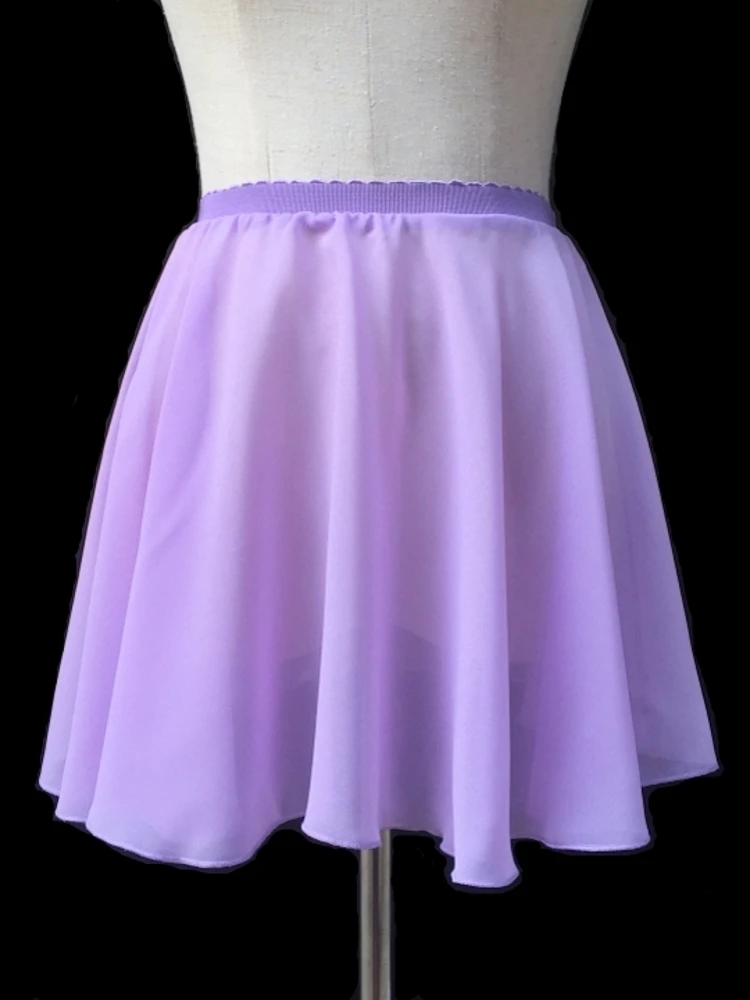 Adults Ballet Skirt Girls Toddler Kids Dance Chiffon Skirt Elastic Waist Short Dance Skirt For Girls Tutu Skirt For Ballet