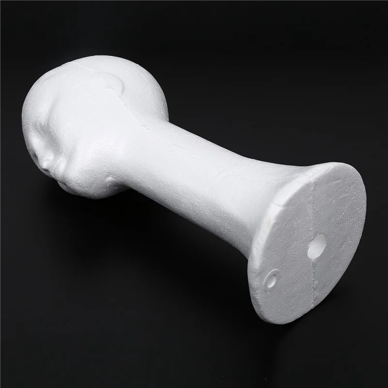 

AB30-6X Long Neck Female Foam Head Model Glasses Hair Wig Mannequin Hat Stand