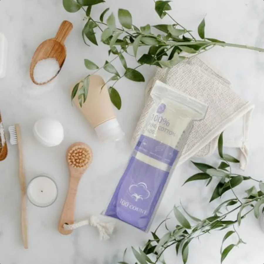 Algodão de limpeza para rosto, 00 peças, removedor de maquiagem redondo, almofadas de algodão ultrasuave para remoção de maquiagem, limpeza e aplicativo de toner