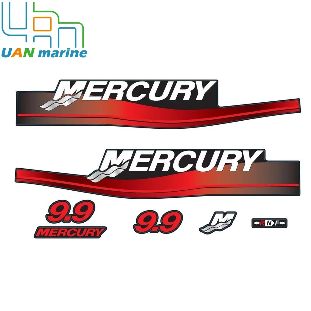 

Marine Outboard Decal Set for Mercury 9.9 HP Outboard Motor 12836A00 37-12836A96 37-12836A94