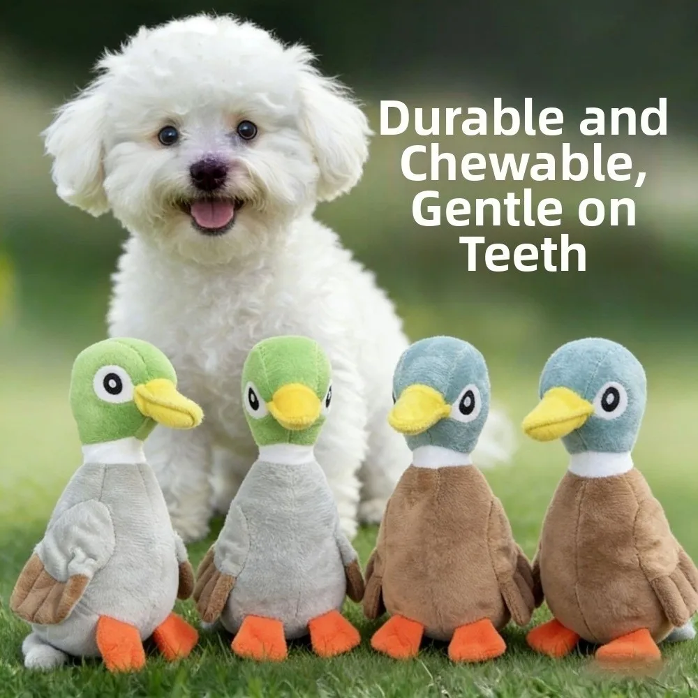 

Soft Plush Squeaky Dog Toy Squeaky Sound Bite-resistant Grinding Teeth Puppy Toy Sounding Training Wear-resistant