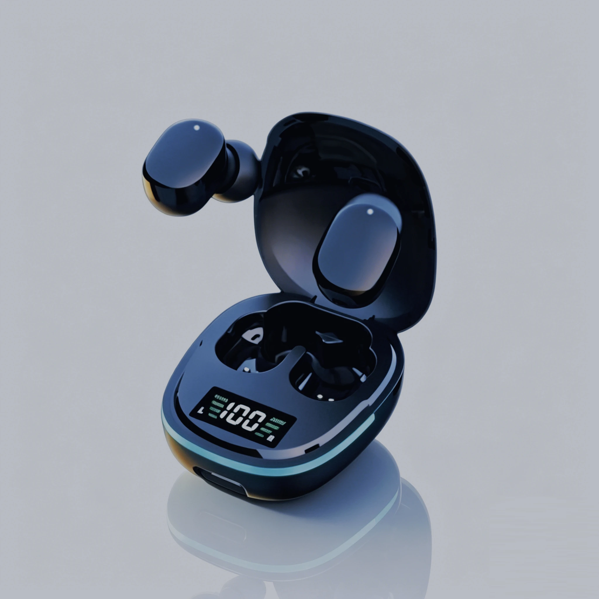New TWS In-ear Light Wireless Earphone LED Display Bluetooth 5.3 Earphones Sport Earbuds With Mic For Music and Game Headset