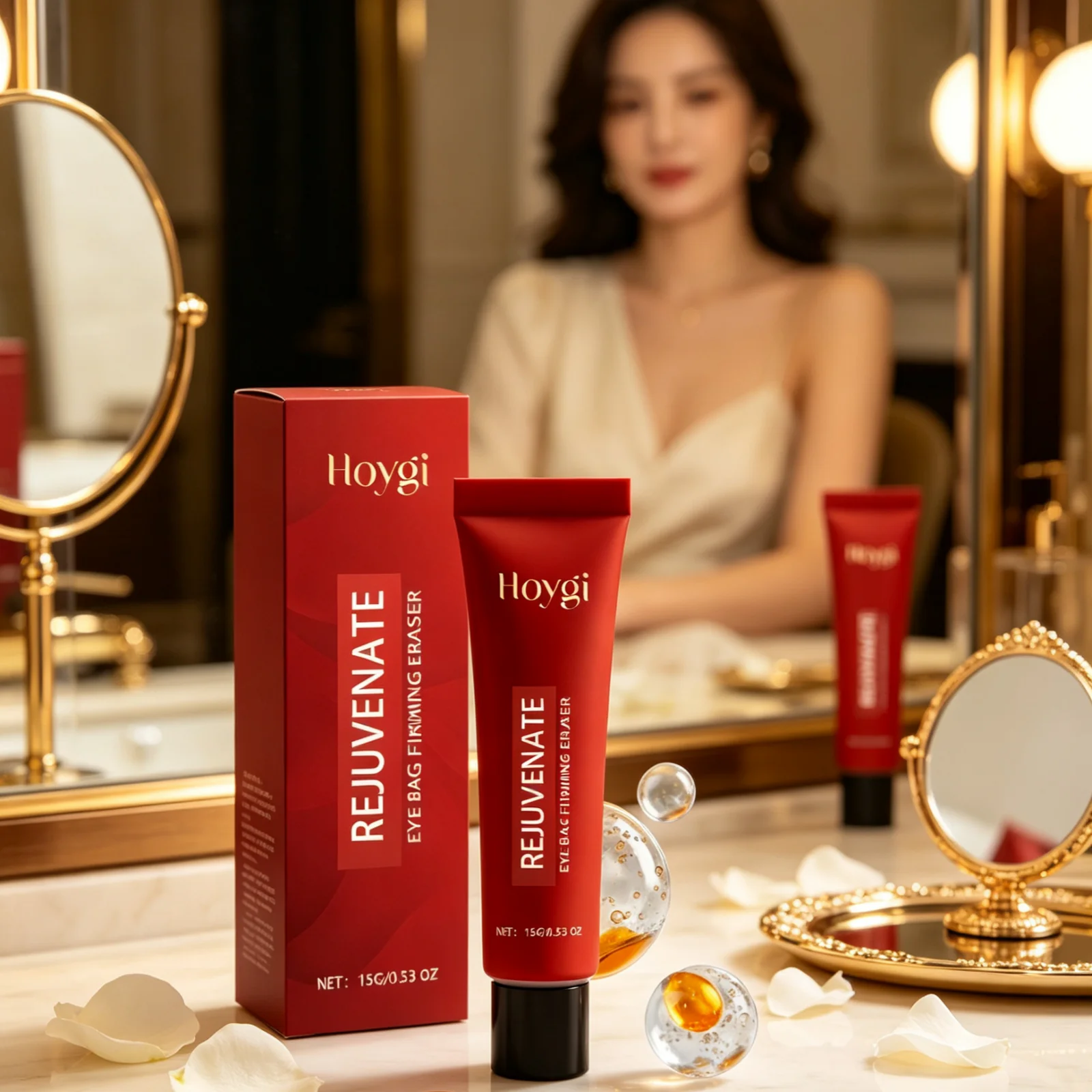 Hoygi Eye Bag Firming Eraser Nourish Reduce Sagging Boost Skin Elasticity Relieve Dullness Fade Dark Circles Under Eye Care Gel