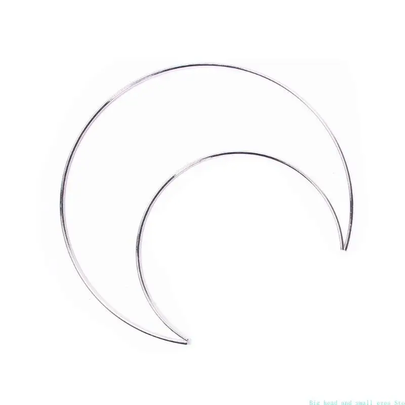 Moon Dream Catcher Metal Moons Ring Hoop DIY Handmade Dreamcatcher