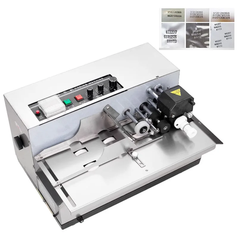 Plastiktüten-Druckmaschine 250 * 60 mm produzieren feste Tinte, Rollenkodierung, Kartentasche, Papier, kontinuierliche Datumsdruckermaschine