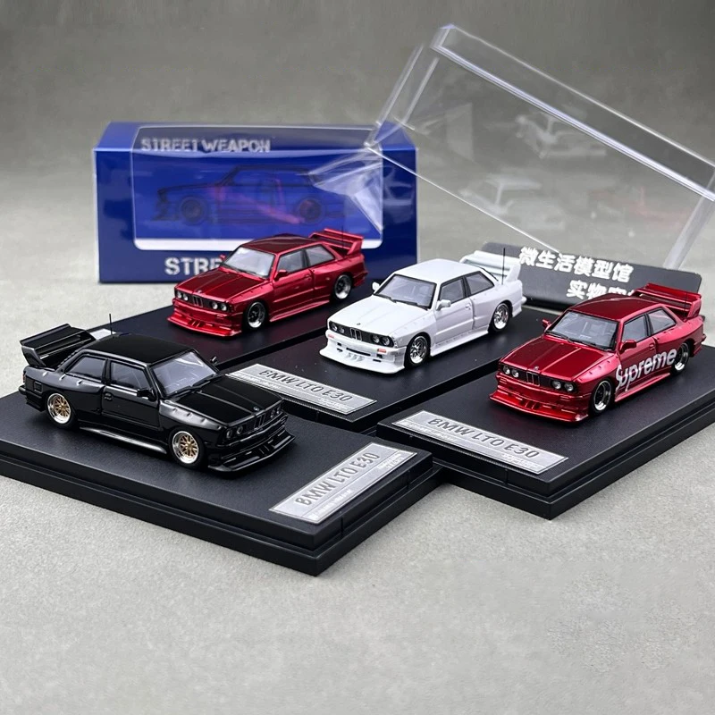 SW 1:64 M3 E30 LTO DTM Alloy Car Diecasts & Toy Vehicles Car Model Miniature Scale Model Car Toys For Children