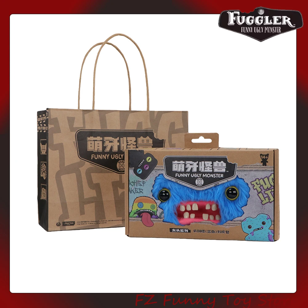 Fuggler Original Plush Shoulder Bag Big Head Screech Wide Eyed