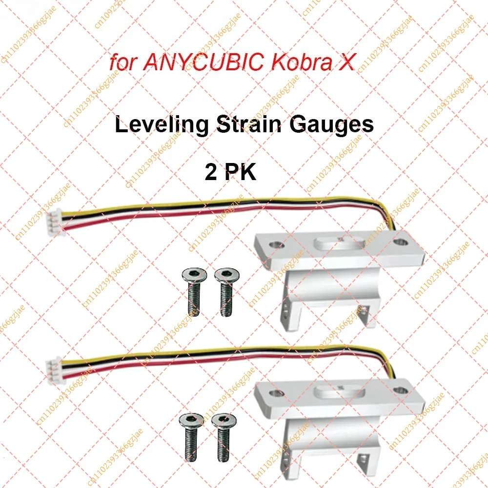Hotend Kit with Nozzle Heating Radiator Strain Gauge Extruder Cutter for ANYCUBIC Kobra X, Replacement Parts