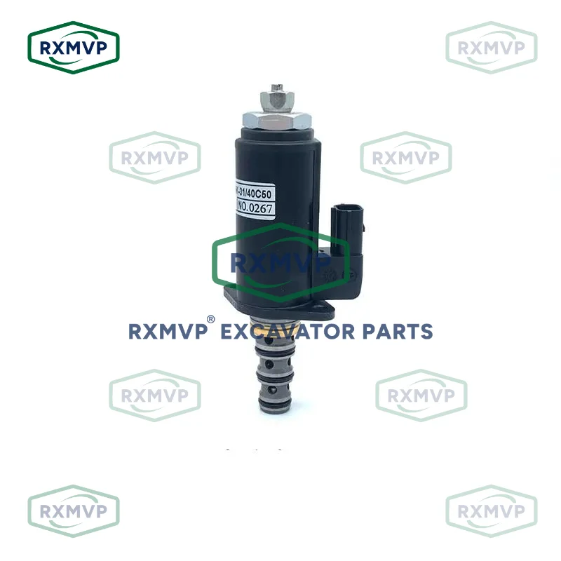 SUNORO New Solenoid Valve YN35V00049F1 KDRDE5K-31 40C50-213 For KOBELCO SK200-8 SK-250-8 SK-260-8 SK-330-8 SK350-8 Excavator